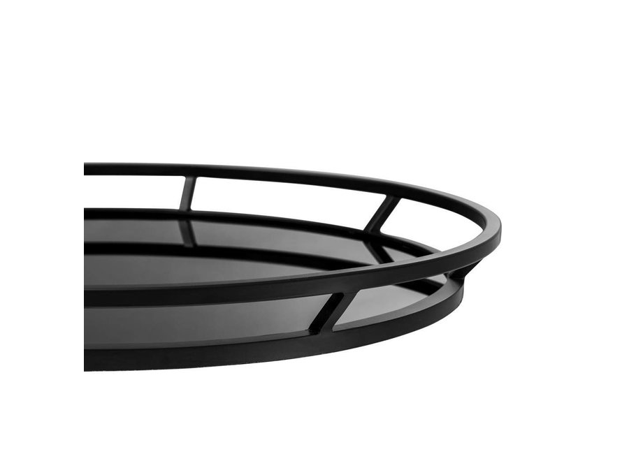 Tray Gaia diameter 52cm - color black