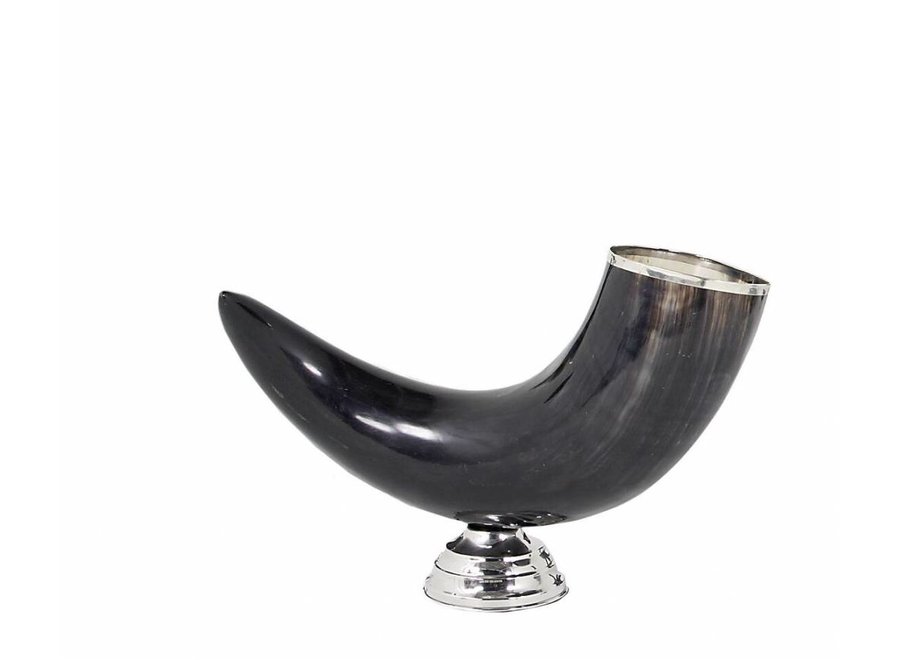 'Capetown' decorative horn, dimensions: 40 x 12 x 26 cm (h)