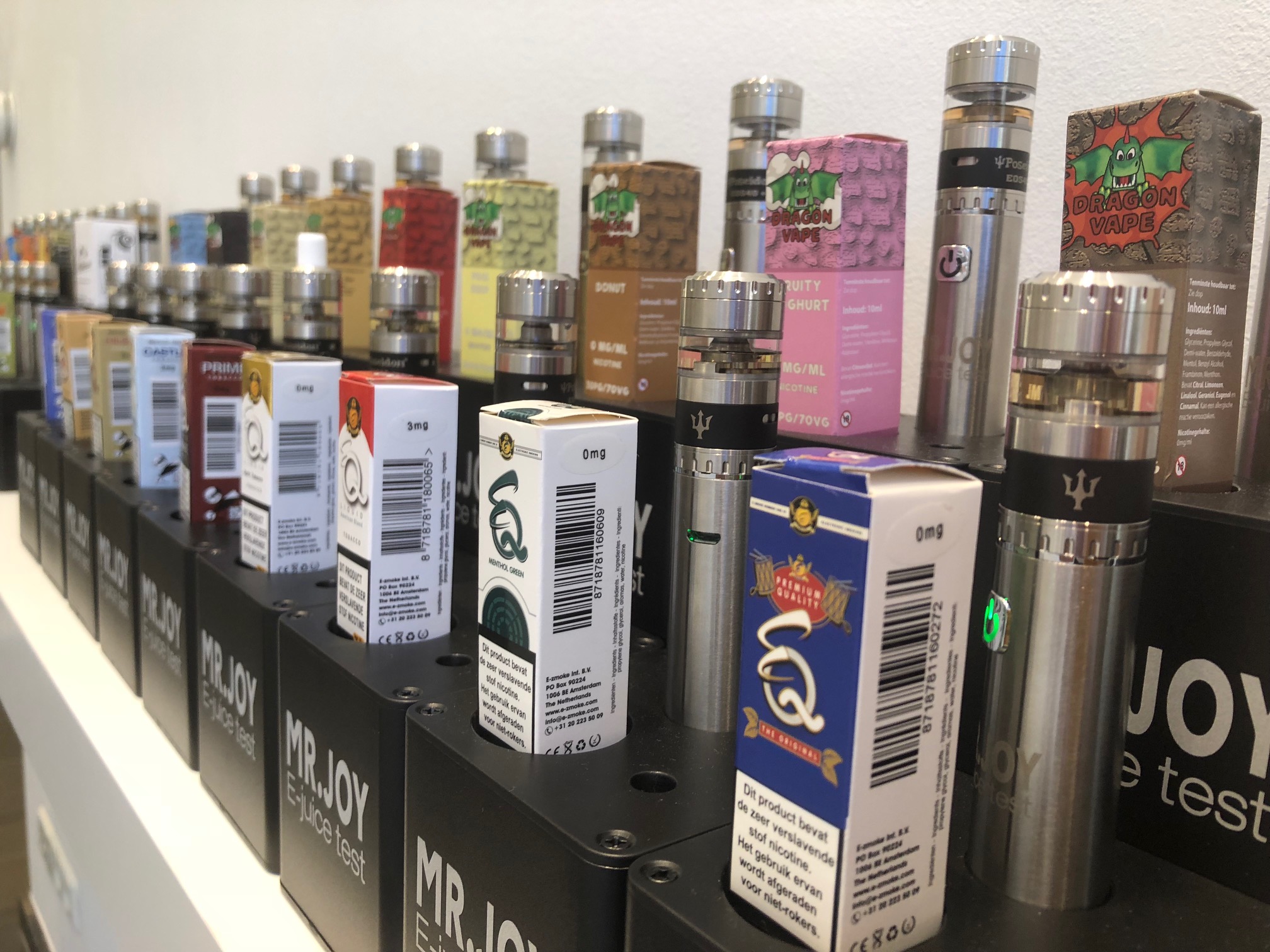 Mrjoy ecigarettes store Amsterdam MrJoy