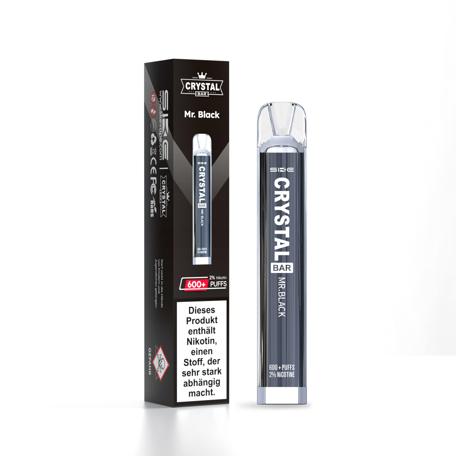 SKE Crystal Bar Einweg Mr. Schwarz mrjoy