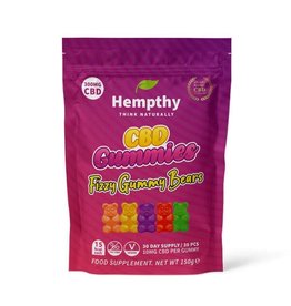 Hempthy CBD Gummies Fizzy Gummy Bears - 30pcs