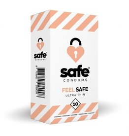 SAFE - Condoms - Ultra Thin - 10 pieces