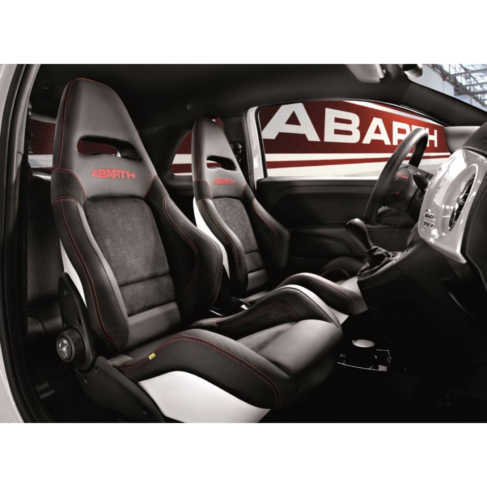 Sportstoelen kit 'Sabelt' stof voor de Abarth