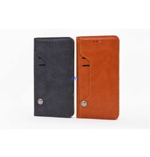 Rome Pelle Leather Wallet Case Ascend P8 Lite