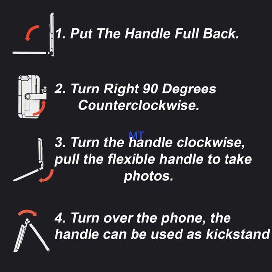 Take Fans Selfie Stick I-Phone 7 Plus