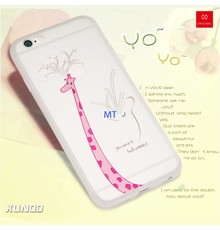 For I-Phone 7 Plus Xundd YOYO Girrafe Silicone case