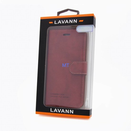 Lavann Lavann Natural Bookcase Galaxy S8 Plus