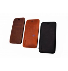 MT Natural Leather Book Case I-Phone 7 Plus/8 Plus