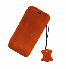 MT Natural Leather Book Case I-Phone 6 Plus