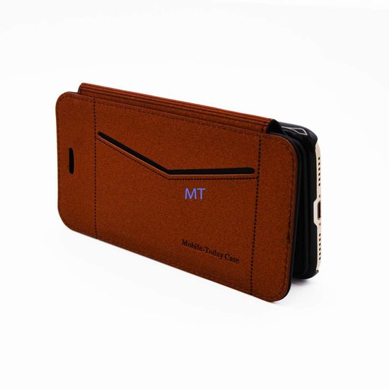 MT Natural Leather Book Case I-Phone 6 Plus