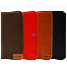 Lavann Leather Book Case For I-Phone 7 Plus  8 Plus