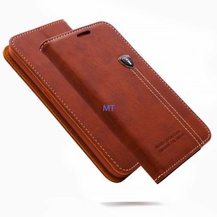 Natural Leather Book Case Galaxy S8 Plus