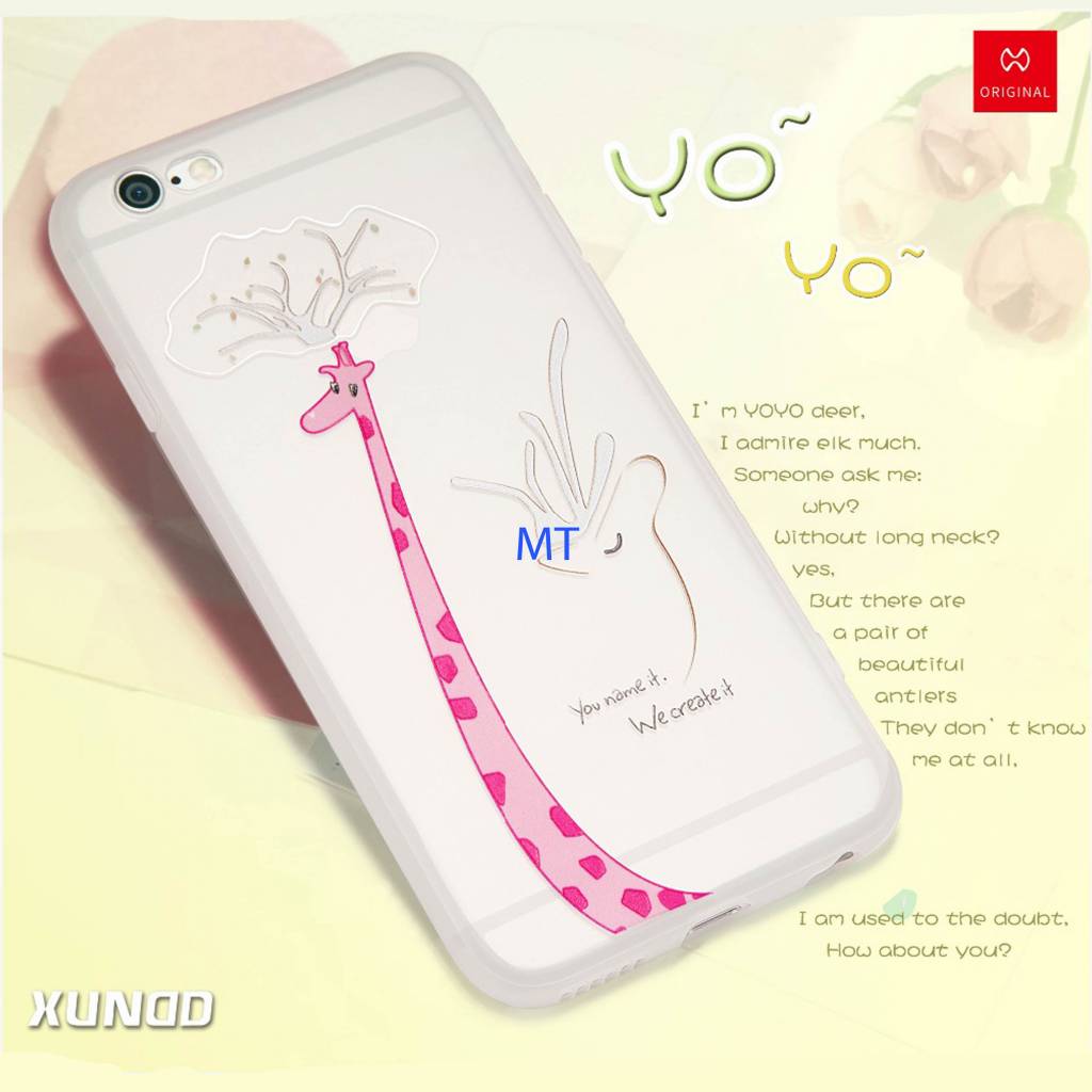 For I-Phone 6/6S Plus Xundd YOYO Girrafe Silicone case, foto 2 van 5