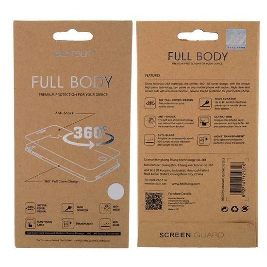 Galaxy S8 Plus TPU - Full Body F/B