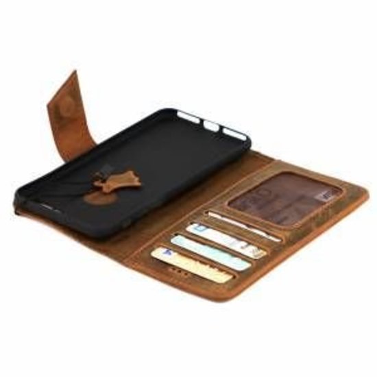 Kilif Leather Bookcase Galaxy S8 Plus
