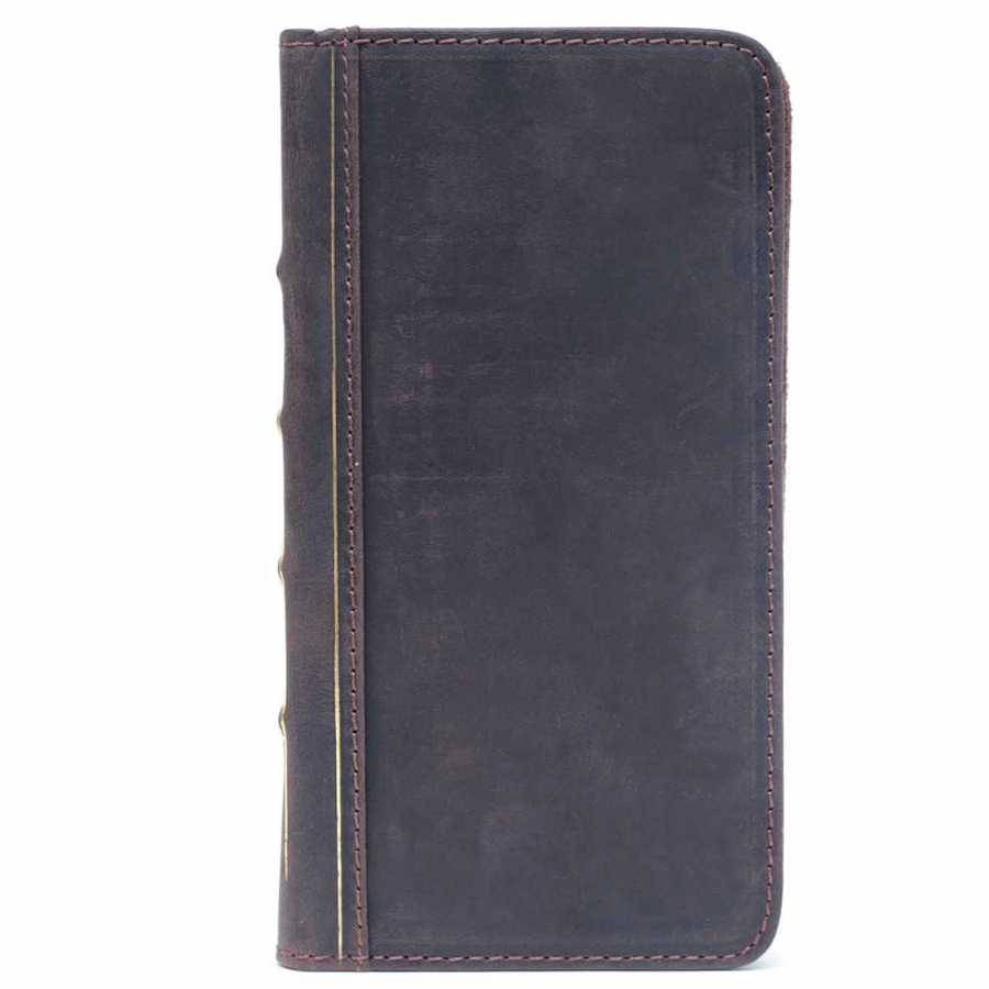 Kilif Leather Bookcase Galaxy S8 Plus, foto 4 van 4