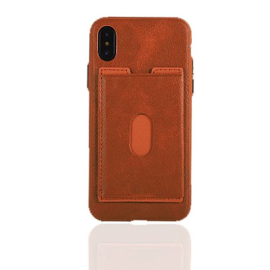 Leather Silicone Card Case Galaxy S8 Plus
