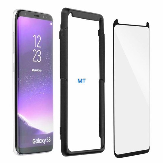 Glass A+ Full Glue 3D Fit Adjust Galaxy S8 Plus