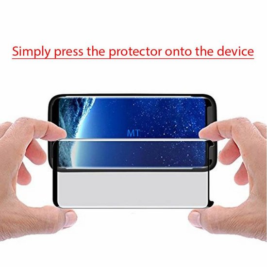 Glass A+ Full Glue 3D Fit Adjust Galaxy S8 Plus