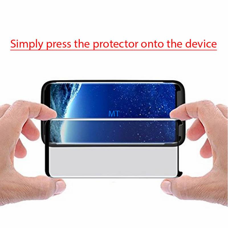 Glass A+ Full Glue 3D Fit Adjust Galaxy S8 Plus, foto 2 van 4