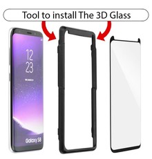 Glass A+ Full Glue 3D Fit Adjust Galaxy S8 Plus