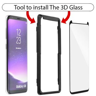 Glass A+ Full Glue 3D Fit Adjust Galaxy S8 Plus
