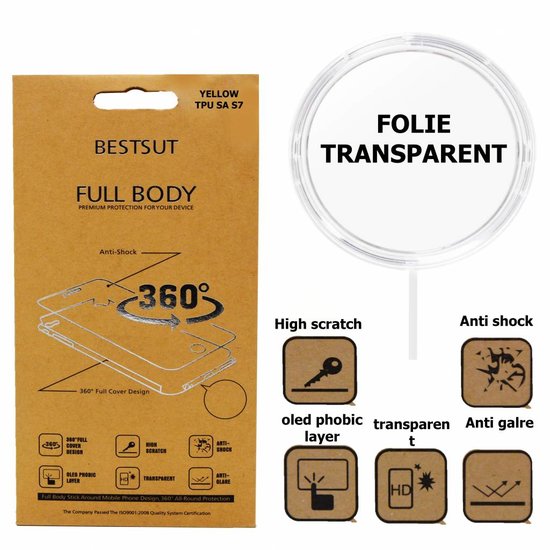 Folie Transparent  Yellow TPU Galaxy S7