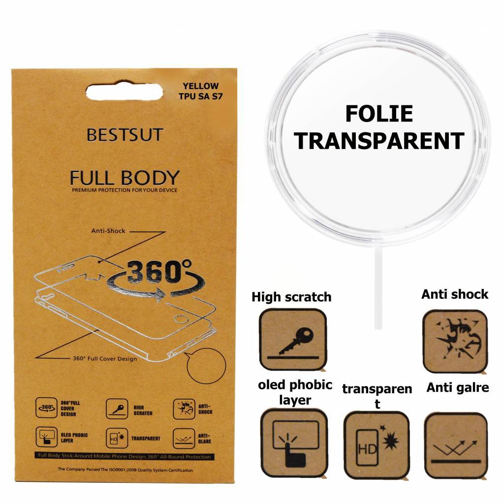 Folie Transparent Yellow TPU For I-Phone 6G, foto 3 van 3