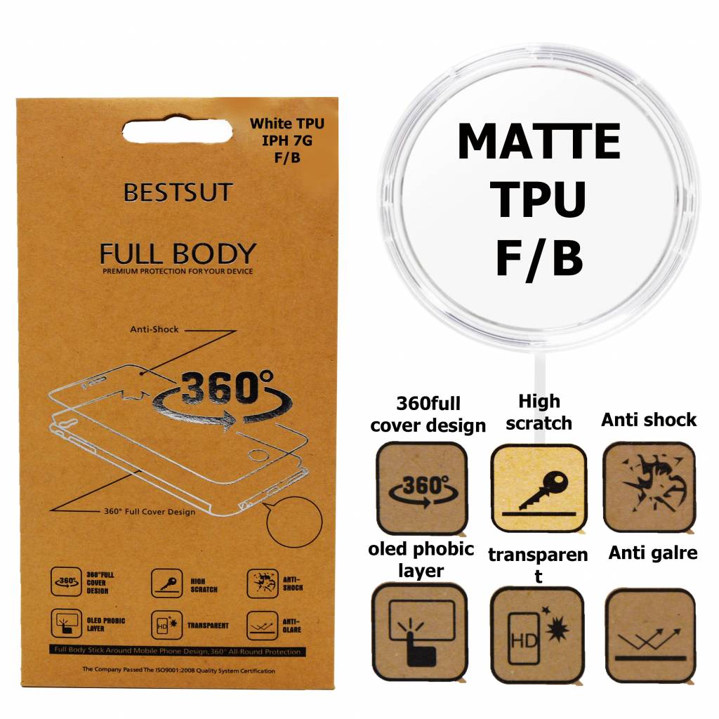 Folie Matte Front and Back For I-Phone 7G, foto 2 van 2