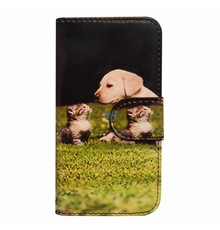 Kitty & Dog Book Case Galaxy Grand Prime G530 - Copy