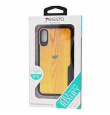 Yesido Wood look Anti Shock Case I-Phone Xs