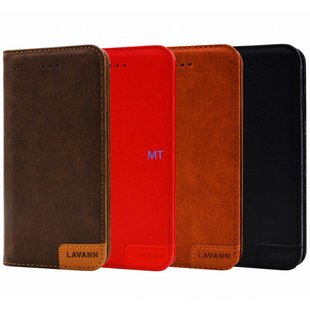 Lavann Leather Bookcase Galaxy A6 Plus 2018