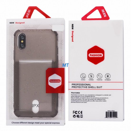 Card Anti Shock Silicone For I-Phone X/XS