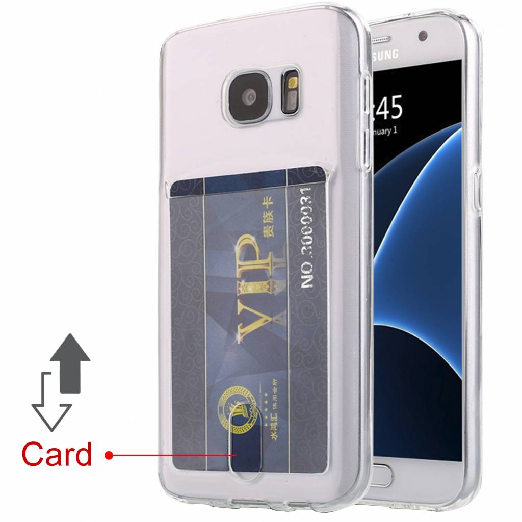 Card Anti Shock Silicone For I-Phone 7 Plus & 8 Plus