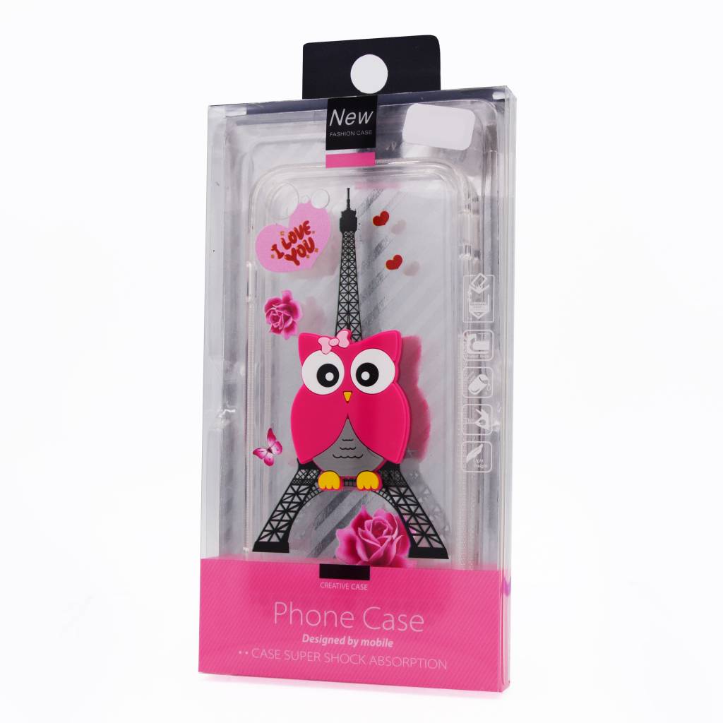 3D Owl Silicone Case Galaxy S8 Plus, foto 2 van 3