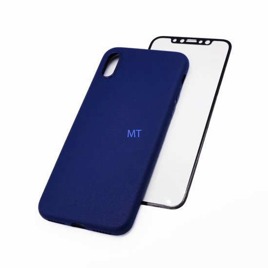 COBLUE 2 in 1 Glass Leather Case I-Phone X/Xs