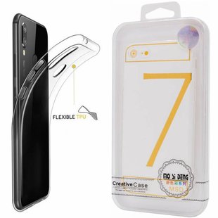 Clear Silicone case I-Phone 7 Plus/8 Plus