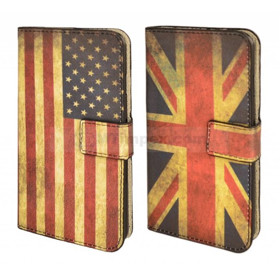 Vintage Flag Book Case I-Phone 6 Plus
