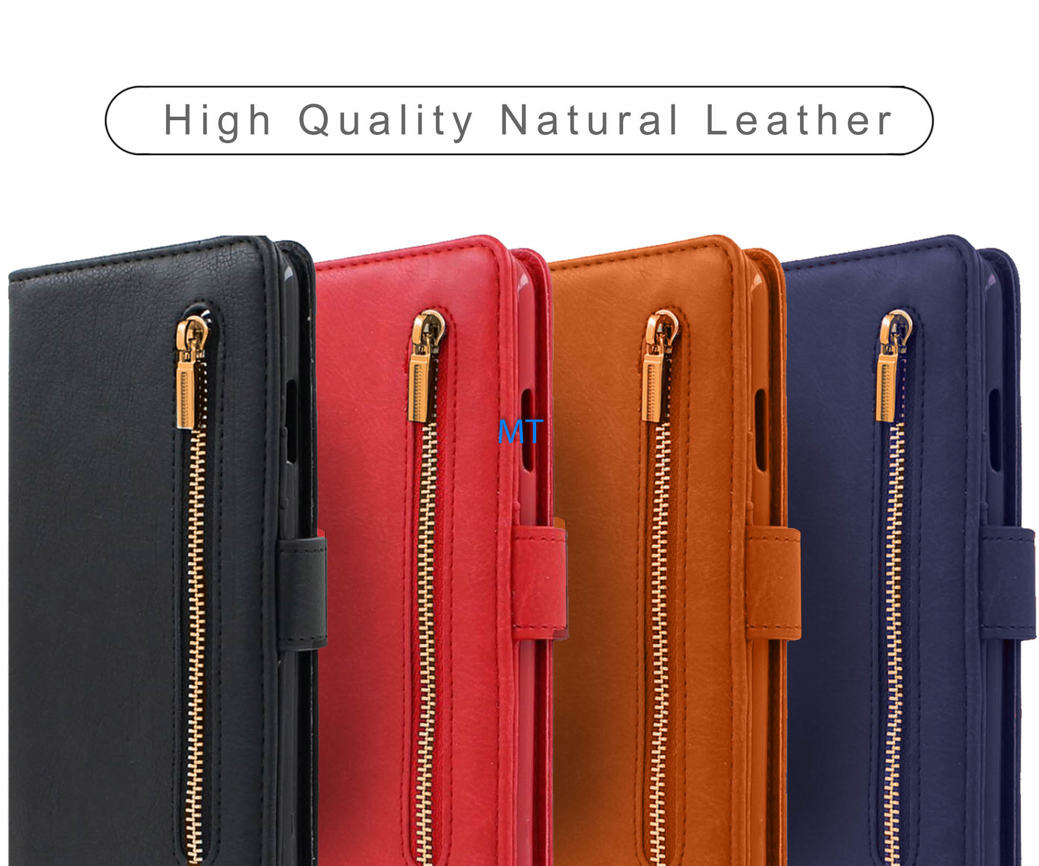 2 in 1 Leather Pelle Wallet Case Ascend P20, foto 2 van 6