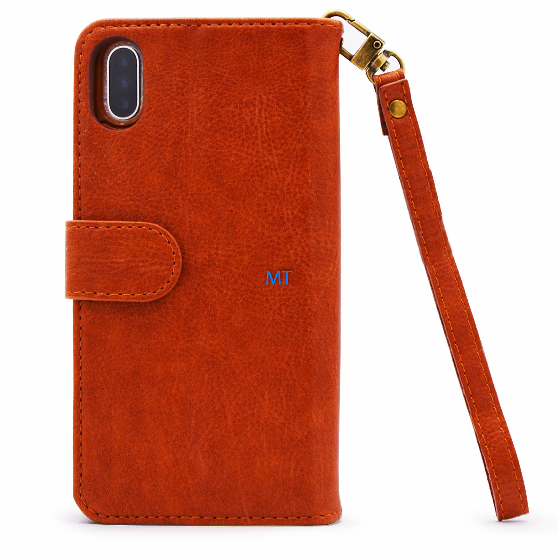 2 in 1 Leather Pelle Wallet Case Ascend P20, foto 3 van 6