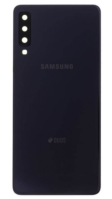 Back Cover Samsung A750F A7 2018 Duos Black Service Pack