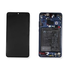 LCD With Frame Huawei Ascend Mate 20 02352FQM Blue Service Pack