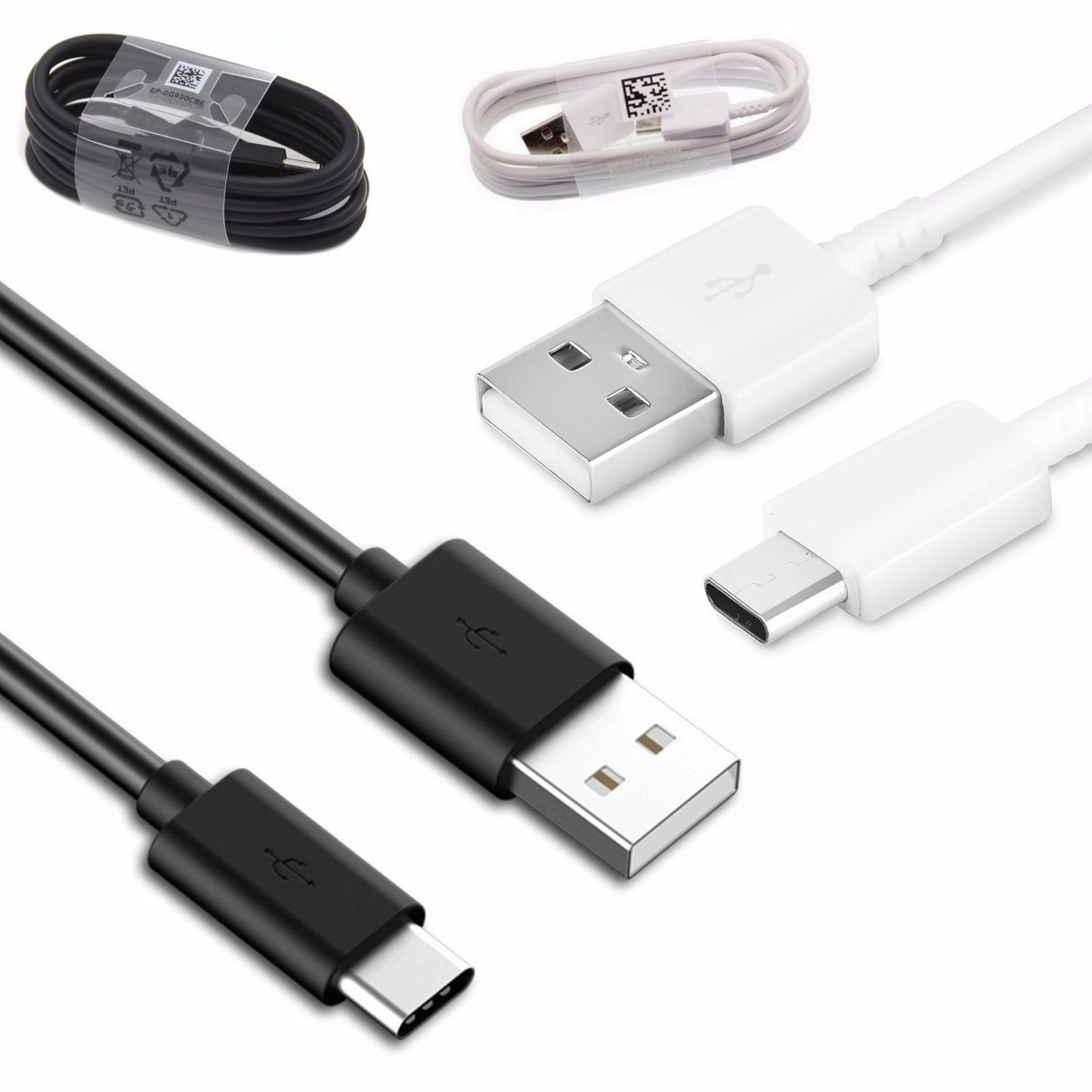 1M Samsung Type-C USB Cable White EP-DW700CWE, foto 4 van 6