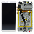 LCD With Frame & Battery Huawei Y6 2018 02351WLK White  Service Pack
