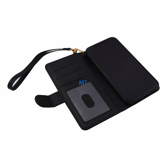 Zip Slim Fit Book Case For I-Phone XS