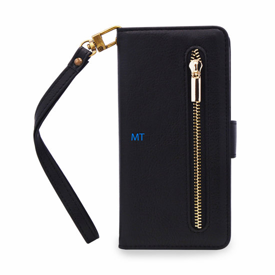 Zip Slim Fit Book Case For I-Phone XS