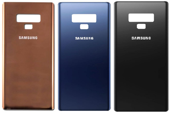 Back Cover Samsung Note 9 N960F GH82-16917A Midnight Black Service Pack, foto 2 van 3