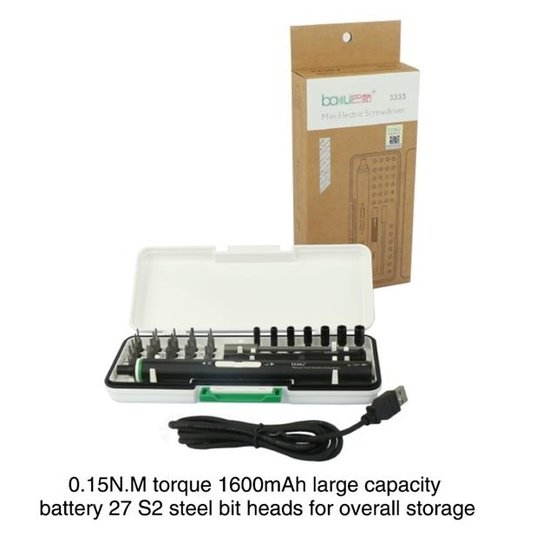Baku BAKU Electronic Screwdriver Set ba-3333 For all Smartphone