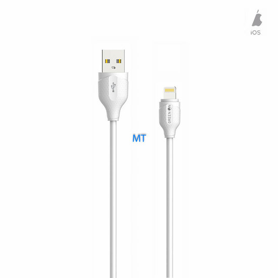 GREEN ON Fast Lightning Cable LS371 1M