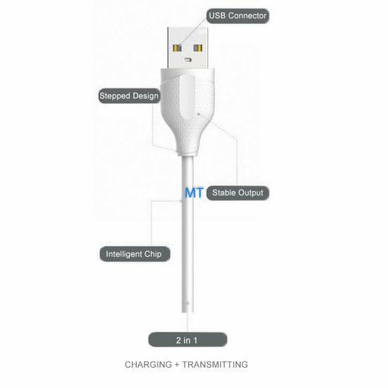 GREEN ON Fast Lightning Cable LS371 1M
